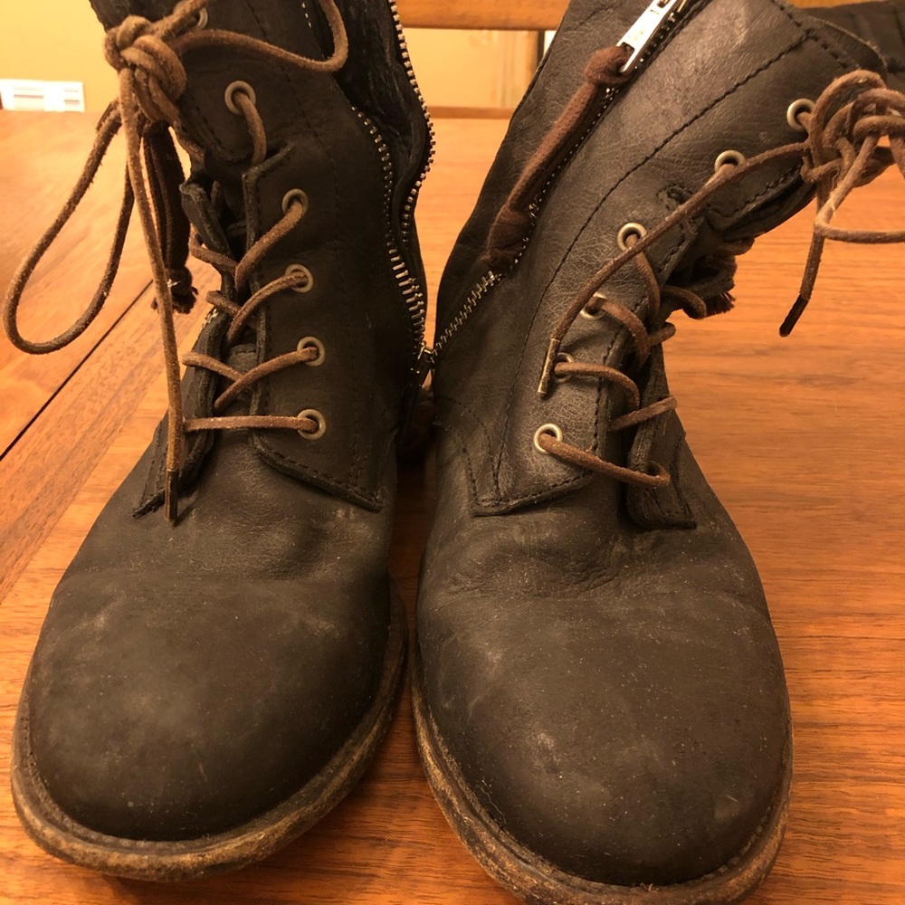 All Saints Leather Boots